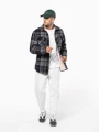 Vestes à personnaliser KARIBAN Surchemise à carreaux doublée sherpa homme 