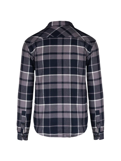 KARIBAN Surchemise à carreaux doublée sherpa homme /api/colors/3b23c94f-44b4-4d67-8aff-a2ec8dc88209 personnalisable