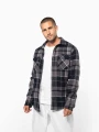 Vestes à personnaliser KARIBAN Surchemise à carreaux doublée sherpa homme 