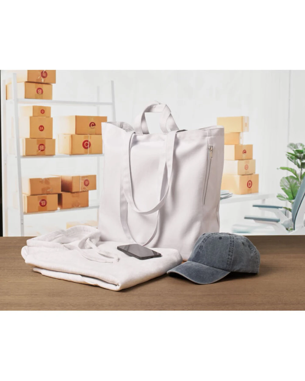 4DO Einkaufstasche Polycotton Taschen personalisierbar