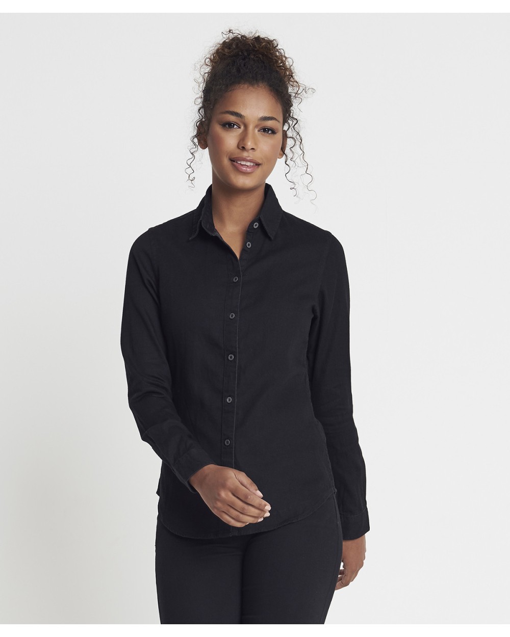 Hemden AWDIS LUCY DENIM SHIRT voor bedrukking &amp; borduring