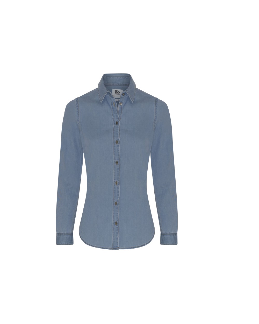 Hemden AWDIS LUCY DENIM SHIRT voor bedrukking &amp; borduring