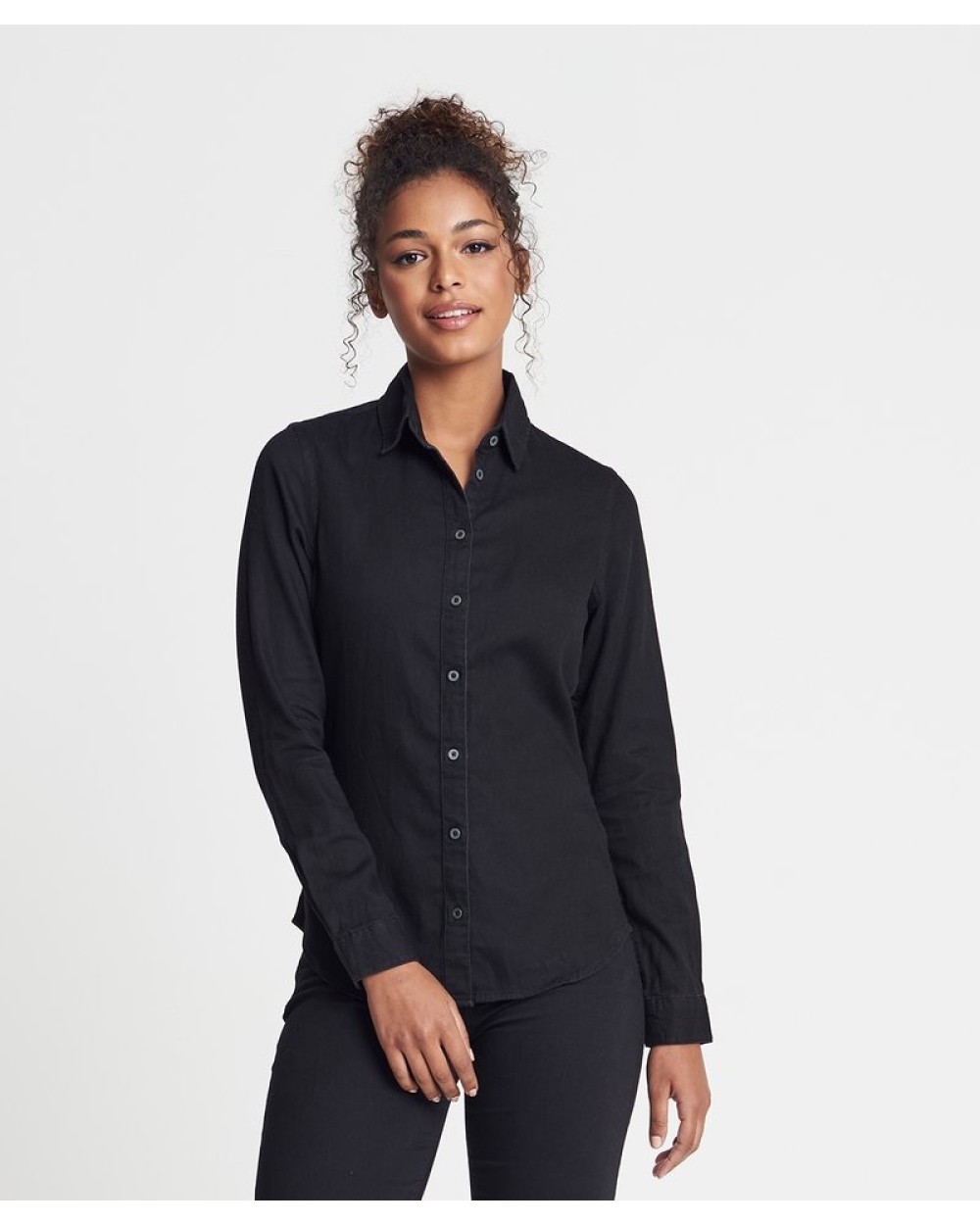 Hemden AWDIS LUCY DENIM SHIRT voor bedrukking &amp; borduring
