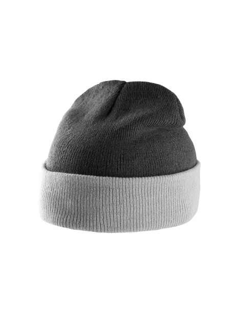 K-UP Bonnet bicolore avec revers /api/colors/9619b606-b449-43a8-b2e3-f4a45ee0aa5b personnalisable