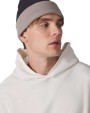 K-UP Zweifarbige Mütze mit Umschlag Mützen personalisierbar