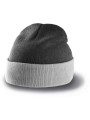 K-UP Bonnet bicolore avec revers  personnalisable