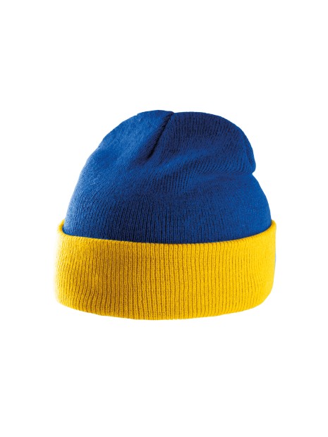 K-UP Bonnet bicolore avec revers /api/colors/4db825f7-c8dd-40a2-bcc6-d31c66051bc7 personnalisable