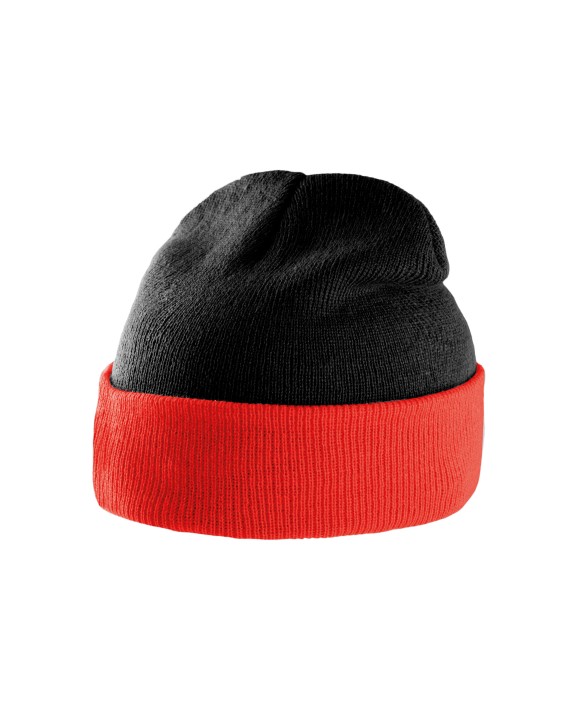 Bonnets personnalisable K-UP Bonnet bicolore avec revers