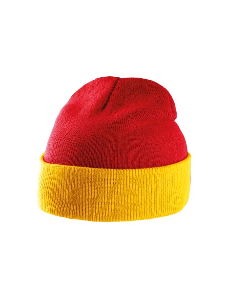 K-UP Bonnet bicolore avec revers /api/colors/a72ffb59-4326-45eb-905c-46a9673f3c85 personnalisable