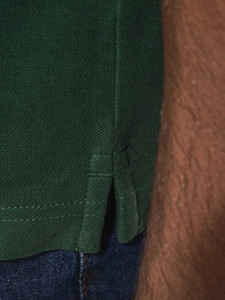 Polos à personnaliser KARIBAN Polo homme manches courtes à liserés contrastés 