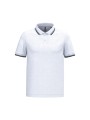 KARIBAN Polo homme manches courtes à liserés contrastés /api/colors/7106f99d-2e20-4f66-8e9f-e598d6240563 personnalisable
