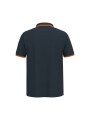 KARIBAN Polo homme manches courtes à liserés contrastés /api/colors/3b32ee91-14b1-49a1-a367-9c9bd1738c26 personnalisable