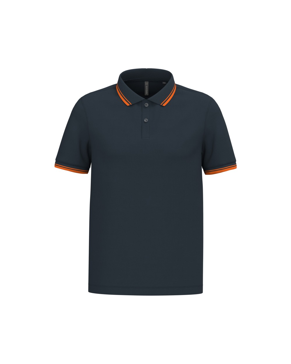 Polos personnalisable KARIBAN Polo homme manches courtes à liserés contrastés