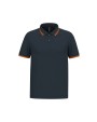 Polos personnalisable KARIBAN Polo homme manches courtes à liserés contrastés