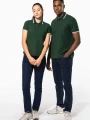Polos à personnaliser KARIBAN Polo homme manches courtes à liserés contrastés 