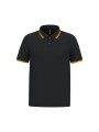 KARIBAN Polo homme manches courtes à liserés contrastés /api/colors/20a7a408-8f15-4eed-a4f8-474d4f754ccf personnalisable