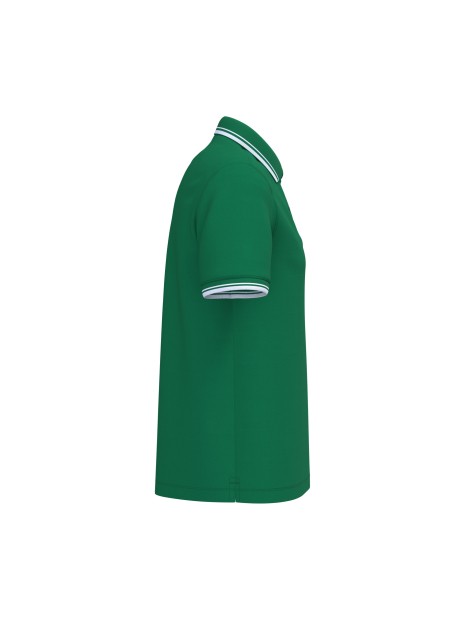 KARIBAN Polo homme manches courtes à liserés contrastés /api/colors/9c6146b3-e8d0-4ddb-b977-9be0bb3ee621 personnalisable