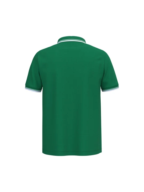 KARIBAN Polo homme manches courtes à liserés contrastés /api/colors/9c6146b3-e8d0-4ddb-b977-9be0bb3ee621 personnalisable