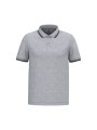 KARIBAN Polo homme manches courtes à liserés contrastés /api/colors/4d32e1db-15c2-4afb-a795-282da2f118eb personnalisable