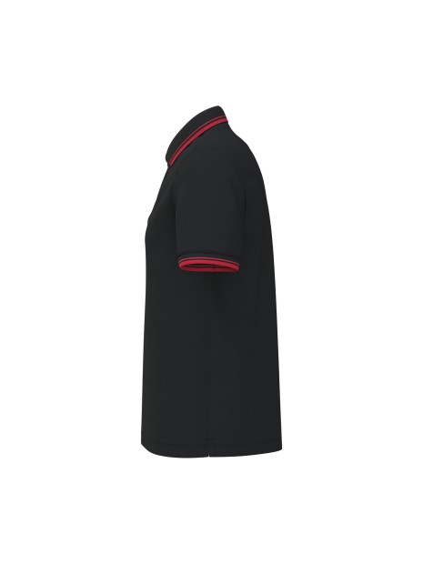 KARIBAN Polo homme manches courtes à liserés contrastés /api/colors/b084ccc6-964d-4c40-a33e-0f276869188a personnalisable