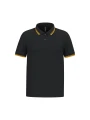 KARIBAN Polo homme manches courtes à liserés contrastés /api/colors/20a7a408-8f15-4eed-a4f8-474d4f754ccf personnalisable