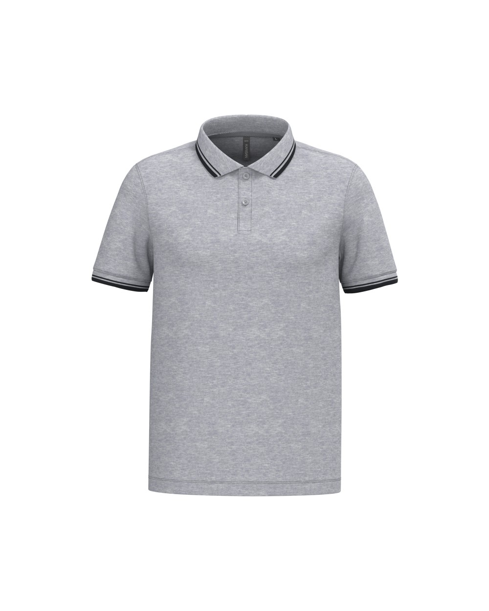 Polos personnalisable KARIBAN Polo homme manches courtes à liserés contrastés