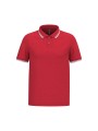 KARIBAN Polo homme manches courtes à liserés contrastés /api/colors/b7356eda-6c72-4d03-829c-6a61c9e04b1f personnalisable