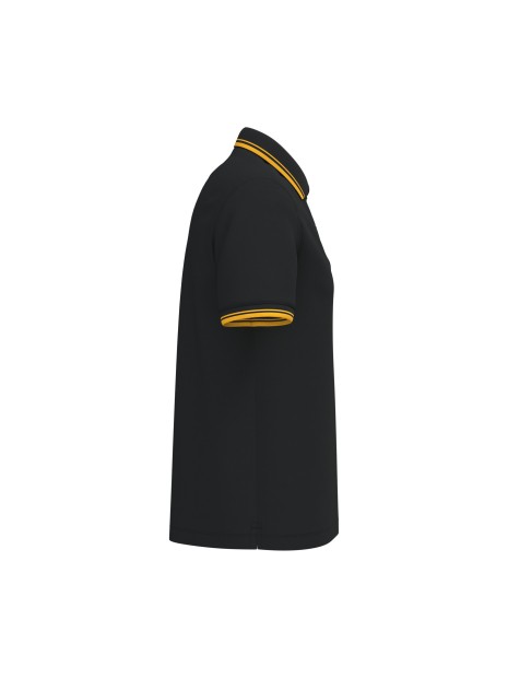 KARIBAN Polo homme manches courtes à liserés contrastés /api/colors/20a7a408-8f15-4eed-a4f8-474d4f754ccf personnalisable