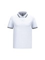 KARIBAN Polo homme manches courtes à liserés contrastés /api/colors/f7bbab39-eed0-4e10-a2bb-e238550dbaf8 personnalisable