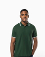 Polos personnalisable Kariban Polo homme manches courtes à liserés contrastés