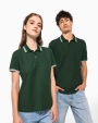 Polos personnalisable Kariban Polo homme manches courtes à liserés contrastés