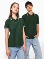 Polos à personnaliser KARIBAN Polo homme manches courtes à liserés contrastés 