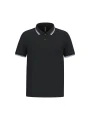 KARIBAN Polo homme manches courtes à liserés contrastés /api/colors/e945e77a-c49d-482d-a416-924871e9a782 personnalisable