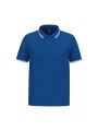 KARIBAN Polo homme manches courtes à liserés contrastés /api/colors/98419da2-a7d0-4737-93fd-8caf97c50292 personnalisable