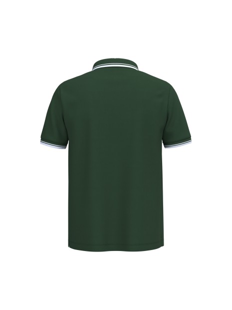 KARIBAN Polo homme manches courtes à liserés contrastés /api/colors/412d1f56-3a7a-4301-824d-97a0bc59b3a1 personnalisable