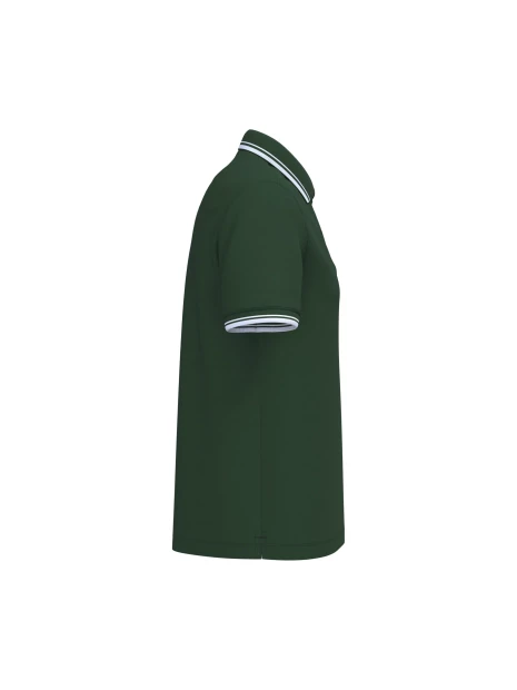 KARIBAN Polo homme manches courtes à liserés contrastés /api/colors/412d1f56-3a7a-4301-824d-97a0bc59b3a1 personnalisable