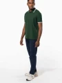 Polos à personnaliser KARIBAN Polo homme manches courtes à liserés contrastés 