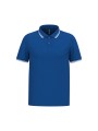 KARIBAN Polo homme manches courtes à liserés contrastés /api/colors/98419da2-a7d0-4737-93fd-8caf97c50292 personnalisable
