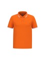 KARIBAN Polo homme manches courtes à liserés contrastés /api/colors/141fcc8d-c1f3-46fd-852f-78285a6322ae personnalisable