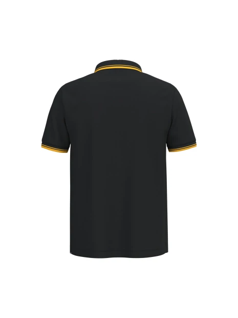 KARIBAN Polo homme manches courtes à liserés contrastés /api/colors/20a7a408-8f15-4eed-a4f8-474d4f754ccf personnalisable