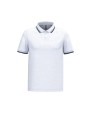 Polos personnalisable KARIBAN Polo homme manches courtes à liserés contrastés