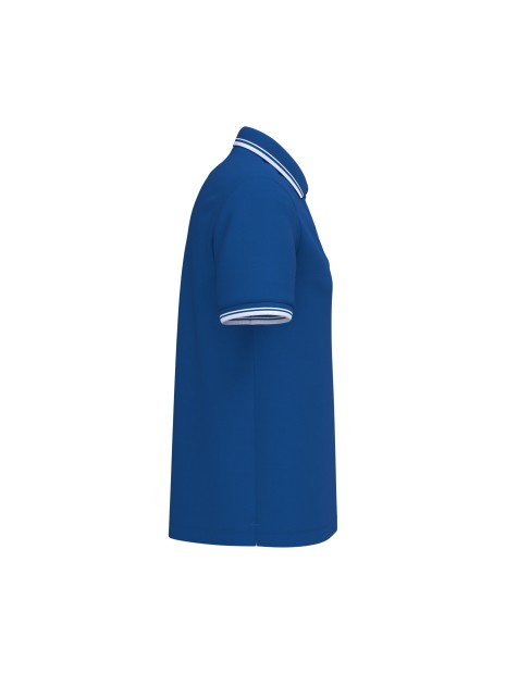 KARIBAN Polo homme manches courtes à liserés contrastés /api/colors/98419da2-a7d0-4737-93fd-8caf97c50292 personnalisable