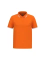 KARIBAN Polo homme manches courtes à liserés contrastés /api/colors/141fcc8d-c1f3-46fd-852f-78285a6322ae personnalisable