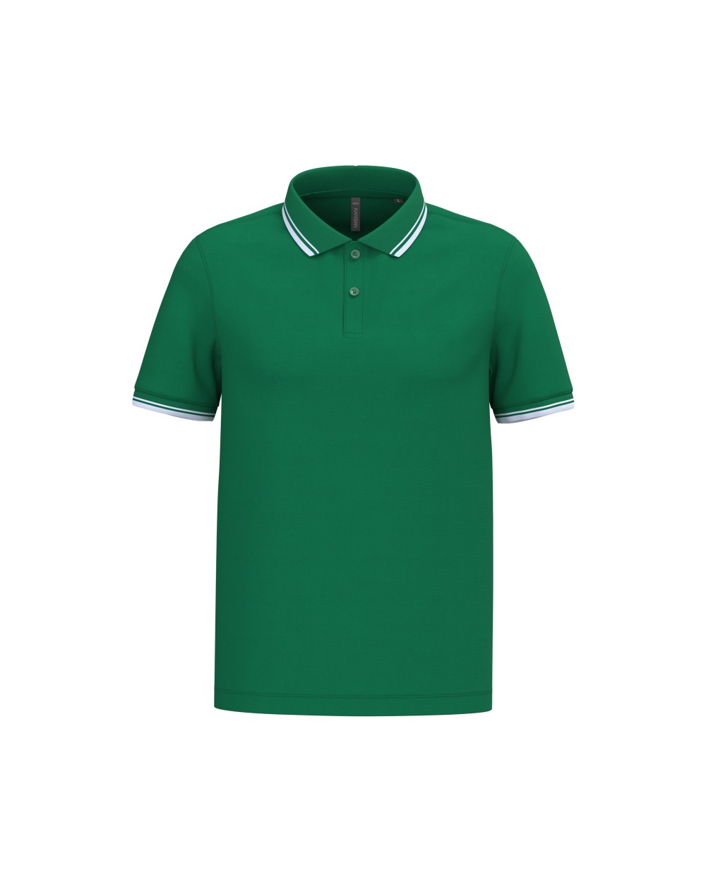 Polos personnalisable KARIBAN Polo homme manches courtes à liserés contrastés