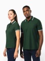 Polos à personnaliser KARIBAN Polo homme manches courtes à liserés contrastés 