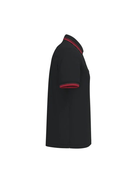 KARIBAN Polo homme manches courtes à liserés contrastés /api/colors/b084ccc6-964d-4c40-a33e-0f276869188a personnalisable