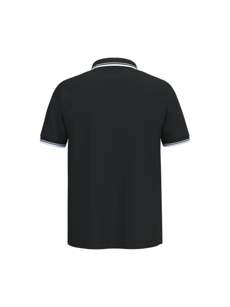 KARIBAN Polo homme manches courtes à liserés contrastés /api/colors/e945e77a-c49d-482d-a416-924871e9a782 personnalisable