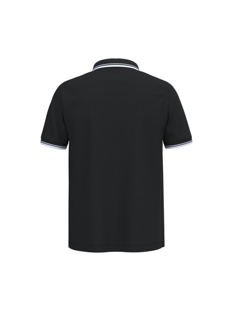 KARIBAN Polo homme manches courtes à liserés contrastés /api/colors/e945e77a-c49d-482d-a416-924871e9a782 personnalisable