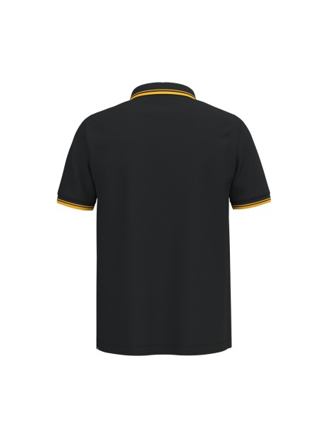 KARIBAN Polo homme manches courtes à liserés contrastés /api/colors/20a7a408-8f15-4eed-a4f8-474d4f754ccf personnalisable