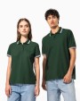 KARIBAN Herren Poloshirt mit kurzen Ärmeln und kontrastfarbenen Paspeln Poloshirts personalisierbar